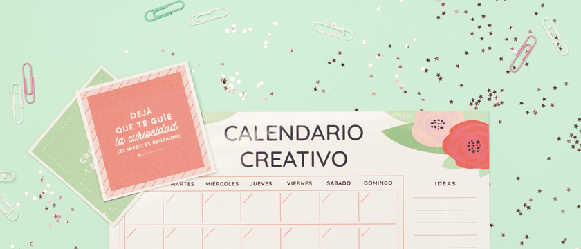 crear tiempo con el calendario creativo