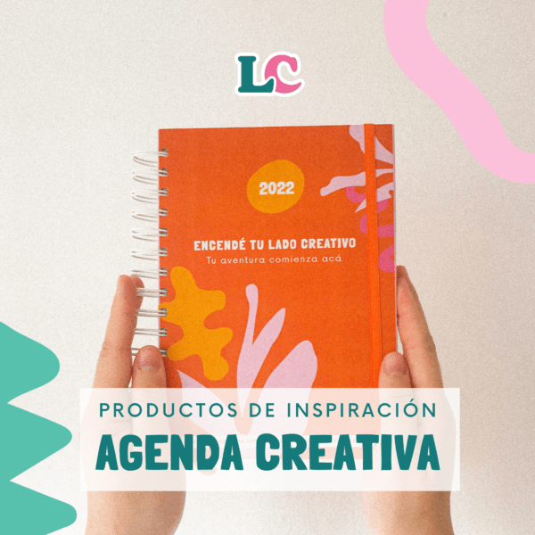 agenda creativa tapa naranja